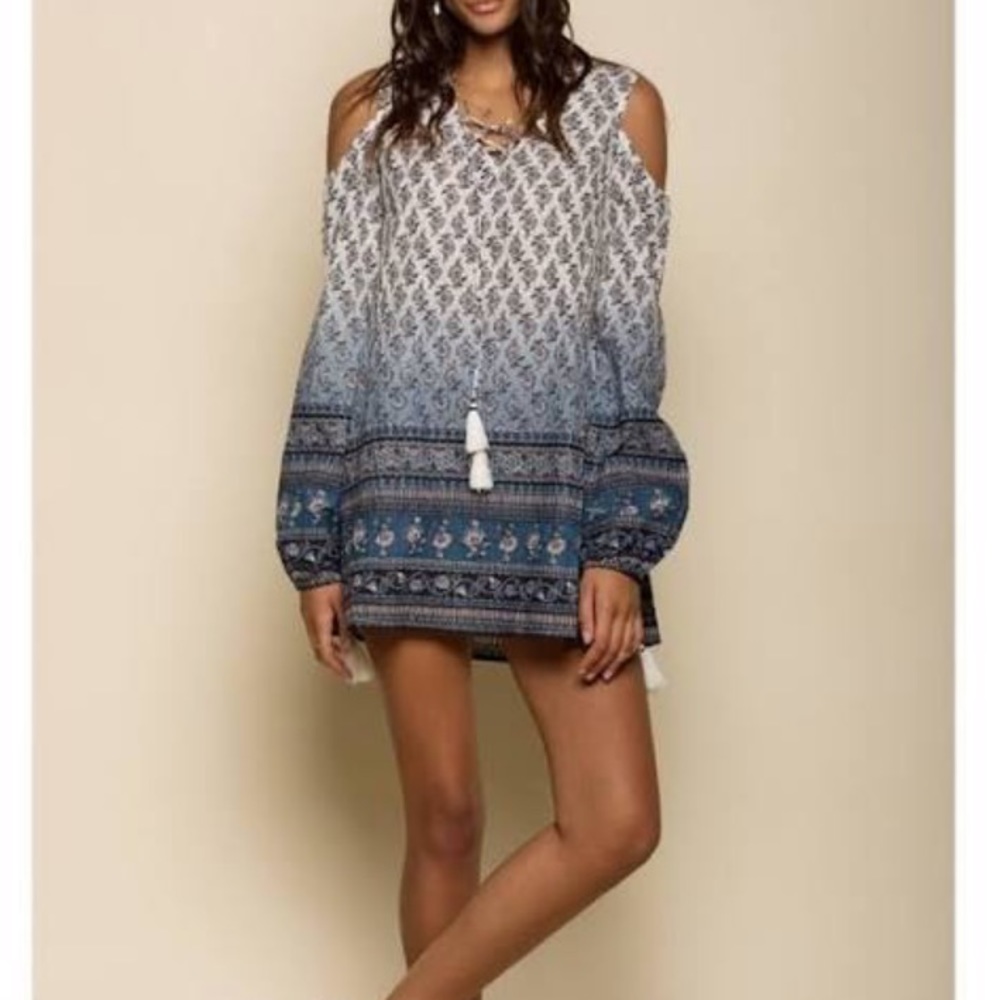 RAGA Night Bloomer Cold Shoulder Top/Dress